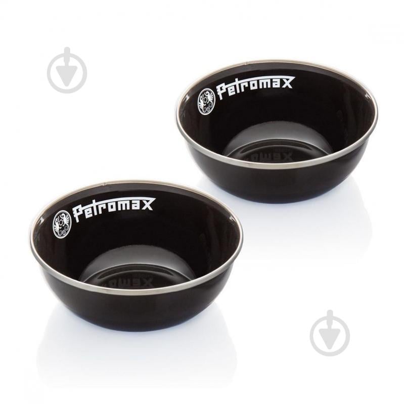 Набір мисок Petromax 0,16 л Enamel Bowls 2 шт. чорний - фото 1 Набір мисок Petromax 0,16 л Enamel Bowls 2 шт. чорний - фото 1