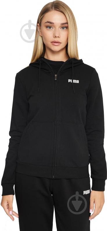 Джемпер Puma ESS FZ HOODY TR W 84720001 р.M черный - фото 1