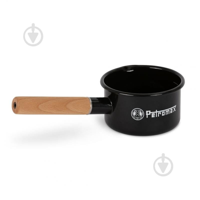 Ківш Petromax 0,5 л Enamel Pan чорний - фото 1
