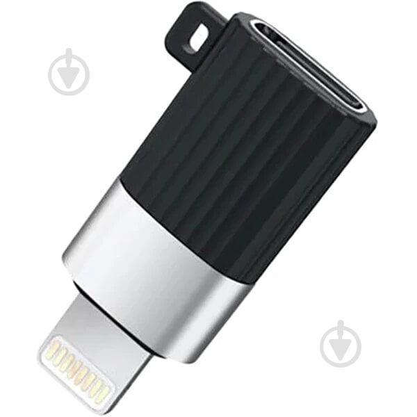 Адаптер Xo USB C - Lightning NB149-D 1 м black - фото 1