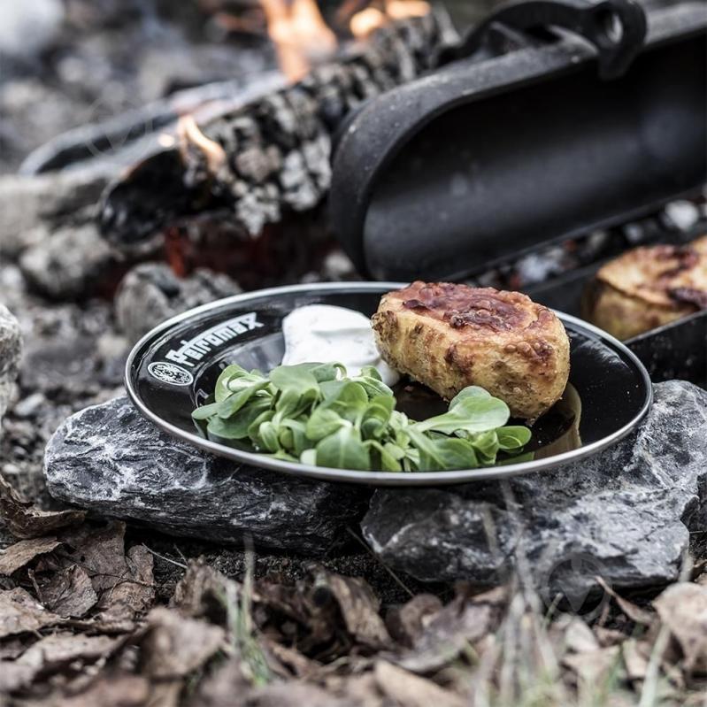 Набор тарелок Petromax ø18 мм Enamel Plates 2 шт. черный - фото 2 Набор тарелок Petromax ø18 мм Enamel Plates 2 шт. черный - фото 2