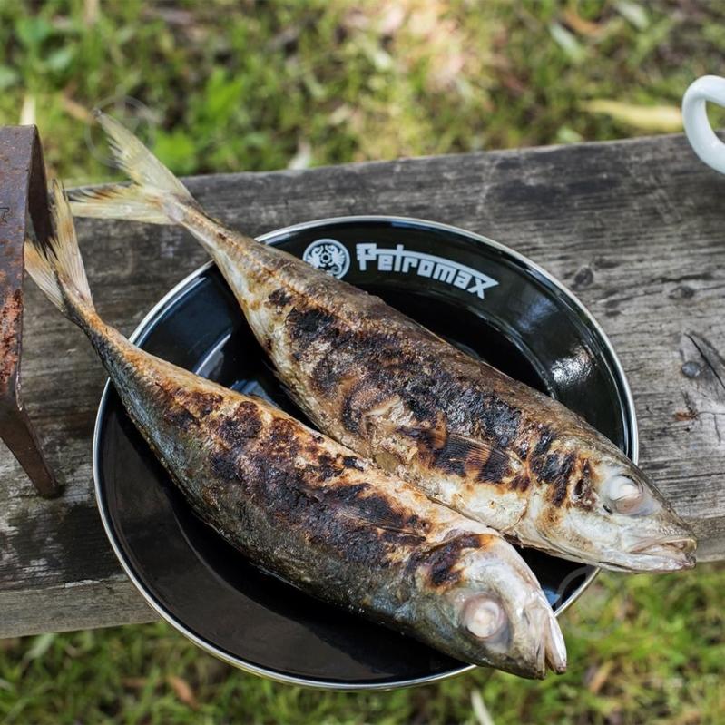 Набор тарелок Petromax ø26 мм Enamel Plates 2 шт. черный - фото 4