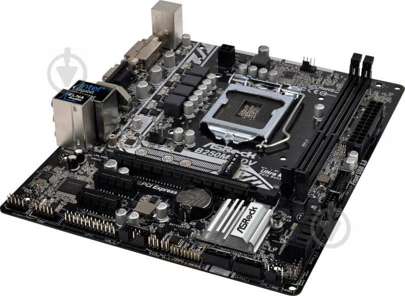 Материнська плата ASRock B250M-HDV (Socket 1151, Intel B250, mirco ATX) - фото 3