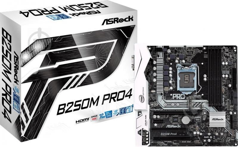 Материнская плата ASRock B250M_PRO4 (Socket 1151, Intel B250, mirco ATX) - фото 5