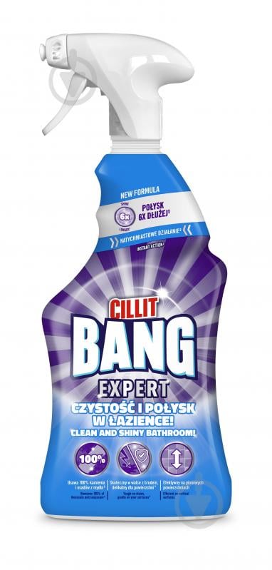 Спрей Cillit Bang для ванної кімнати Чистота та блиск 0,75 л - фото 1