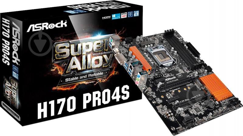 Материнська плата ASRock H170_PRO4S (Socket 1151, Intel H170, ATX) - фото 5