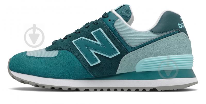 Кроссовки женские зимние New Balance WL574WS2 р.36,5 бирюзовые - фото 2