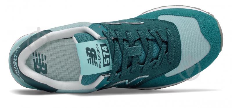 Кроссовки женские зимние New Balance WL574WS2 р.36,5 бирюзовые - фото 3