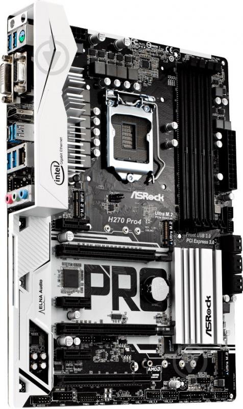 Материнская плата ASRock H270_PRO4 (Socket 1151, Intel H270, ATX) - фото 2