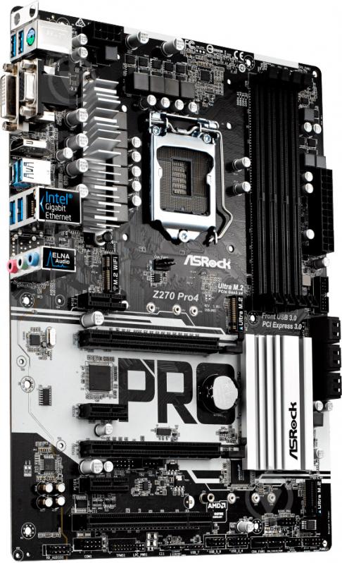 Материнська плата ASRock Z270_PRO4 (Socket 1151, Intel Z270, ATX) - фото 2