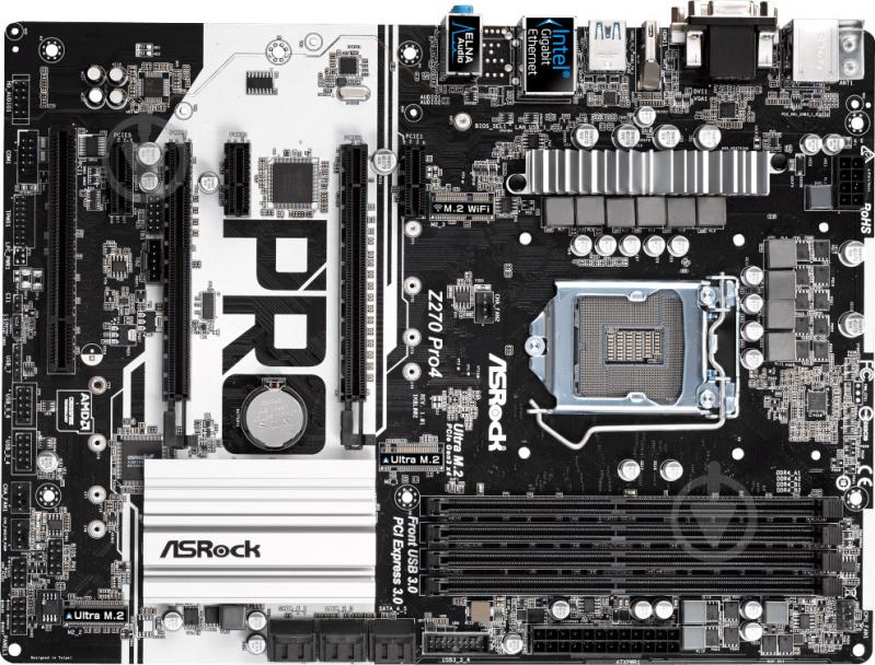 Материнська плата ASRock Z270_PRO4 (Socket 1151, Intel Z270, ATX) - фото 1