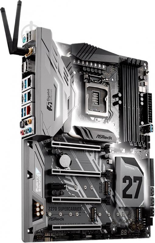 Материнська плата ASRock Z270_SUPERCARRIER (Socket 1151, Intel Z270, ATX) - фото 2