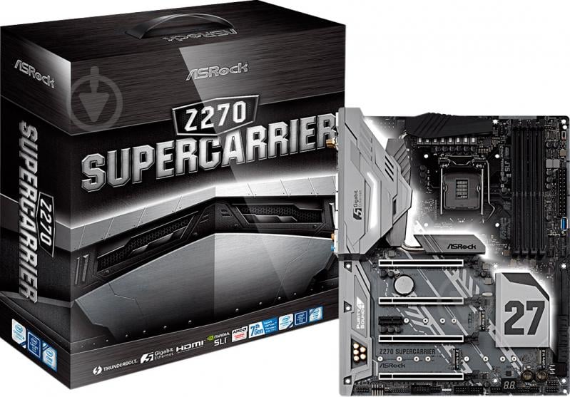 Материнська плата ASRock Z270_SUPERCARRIER (Socket 1151, Intel Z270, ATX) - фото 5