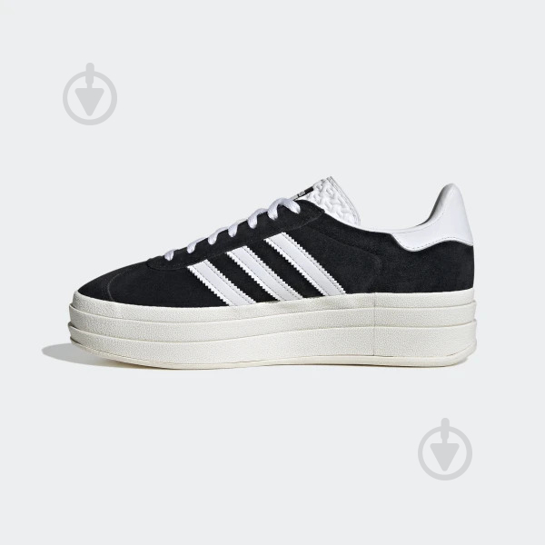 Кроссовки женские демисезонные Adidas GAZELLE BOLD W HQ6912 р.41 1/3 черные - фото 2