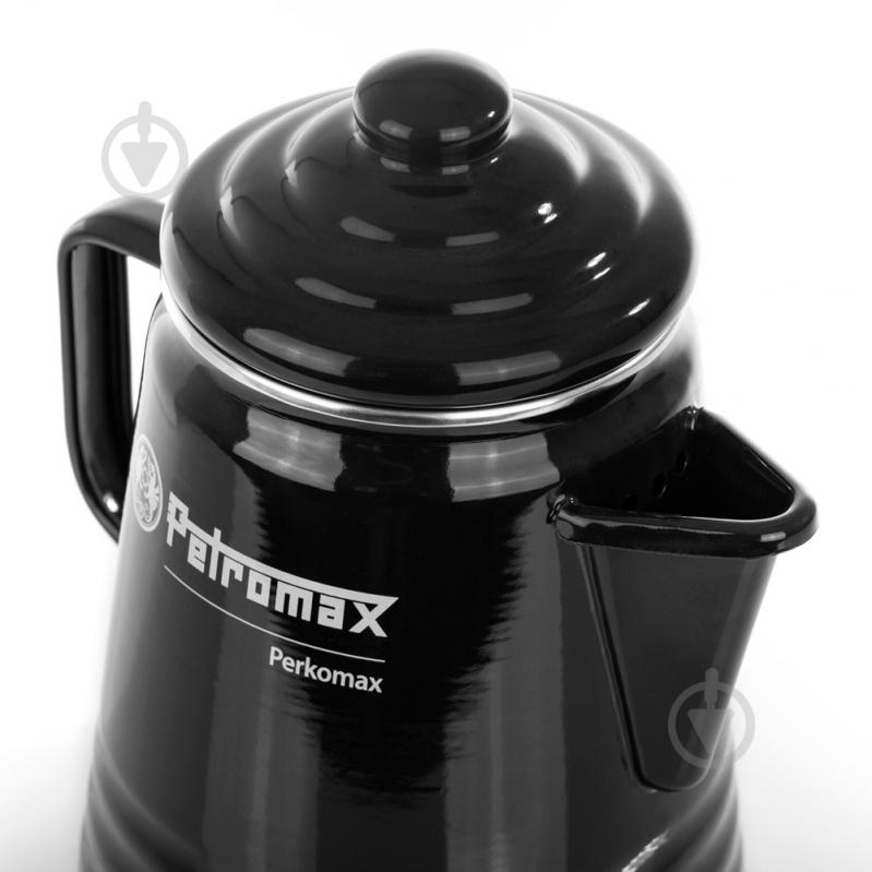 Кофеварка-перколятор Petromax 1,3 л Tea and Coffee Percolator Perkomax черный - фото 2 Кофеварка-перколятор Petromax 1,3 л Tea and Coffee Percolator Perkomax черный - фото 2