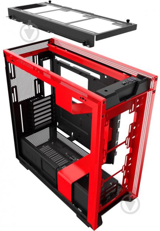 Корпус NZXT H710 Matte Black-Red (CA-H710B-BR) без БП - фото 13