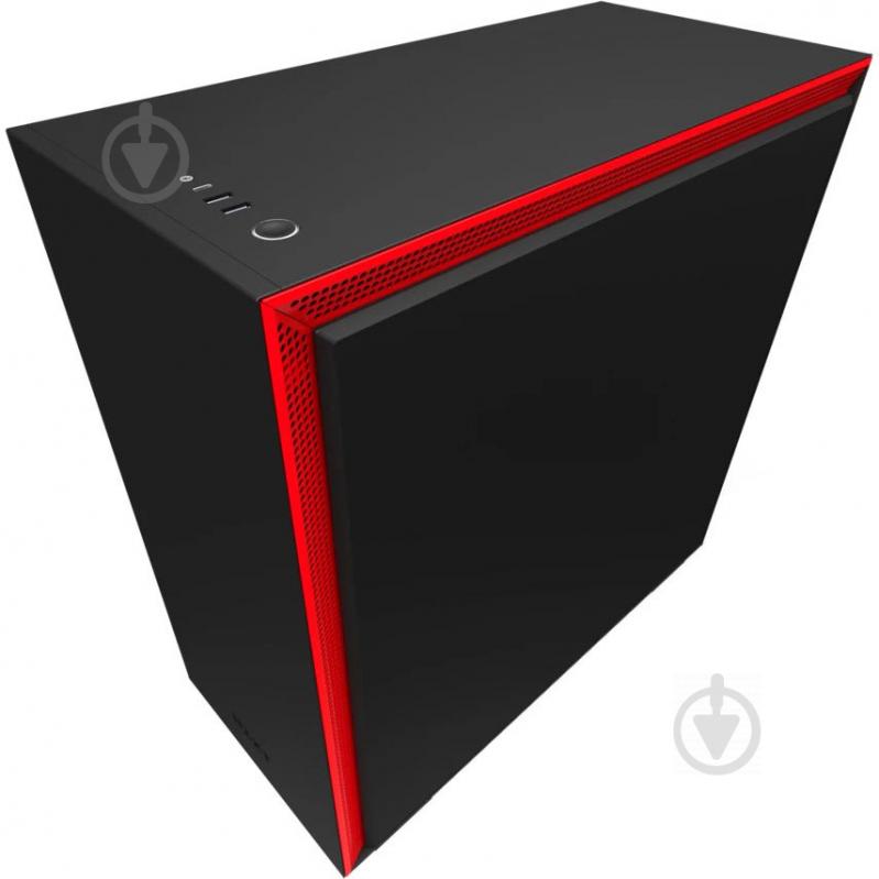 Корпус NZXT H710 Matte Black-Red (CA-H710B-BR) без БП - фото 2