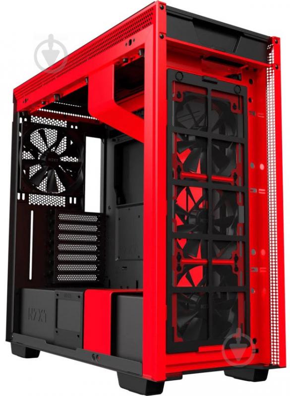 Корпус NZXT H710 Matte Black-Red (CA-H710B-BR) без БП - фото 8