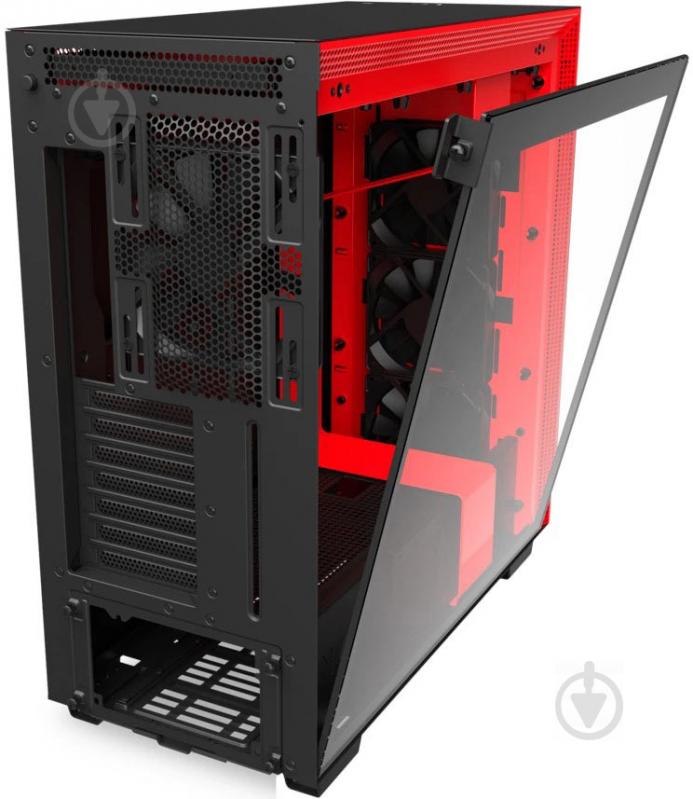 Корпус NZXT H710 Matte Black-Red (CA-H710B-BR) без БП - фото 10