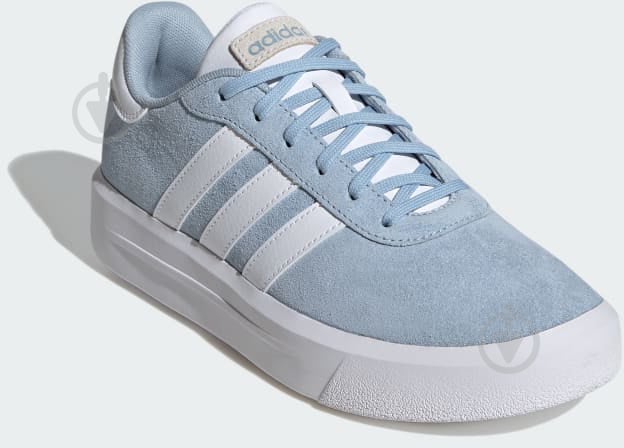 Кроссовки Adidas COURT PLATFORM SUED IG8612 р.39 1/3 синие - фото 3