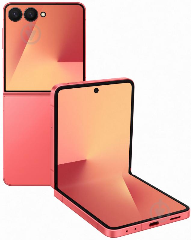 Смартфон Samsung Galaxy Flip7 5G 12/256GB coral red (SM-F766BZRGSEK) - фото 1 Смартфон Samsung Galaxy Flip7 5G 12/256GB coral red (SM-F766BZRGSEK) - фото 1