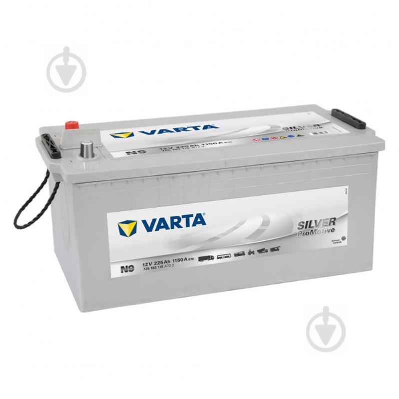 Аккумулятор автомобильный Varta ProMotive Silver N9 225Ah 1150A 12V 725103115 «+» слева (725103115) - фото 1