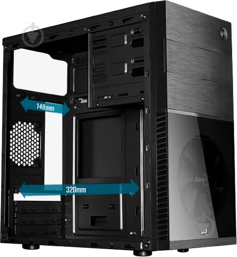 Корпус AeroCool PGS CS-105 Black - фото 11