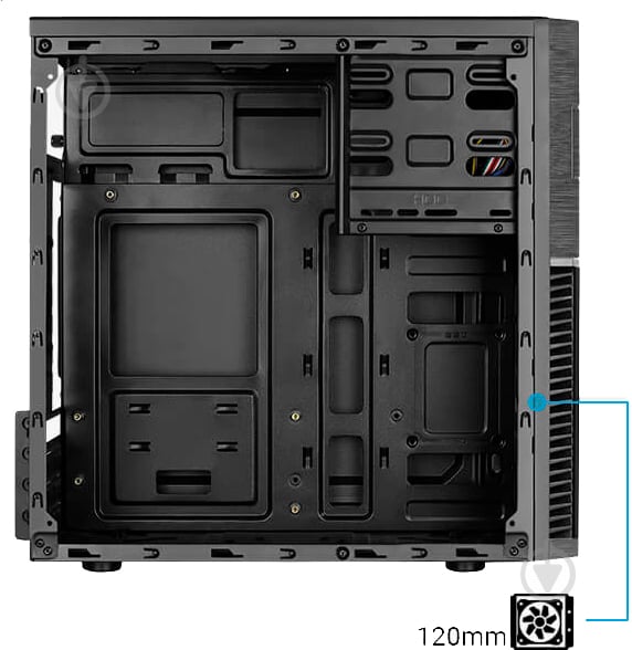 Корпус AeroCool PGS CS-105 Black - фото 10