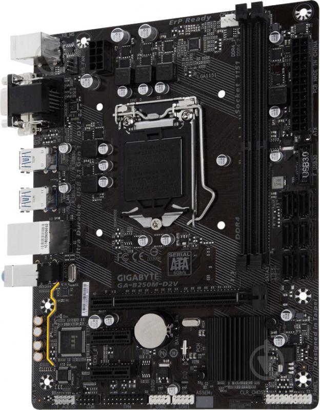 Материнська плата Gigabyte GA-B250M-D2V (Socket 1151, Intel B250, mirco ATX) - фото 2