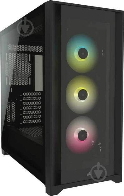 Корпус Corsair iCUE 5000X RGB Tempered Glass Black (CC-9011212-WW) - фото 1