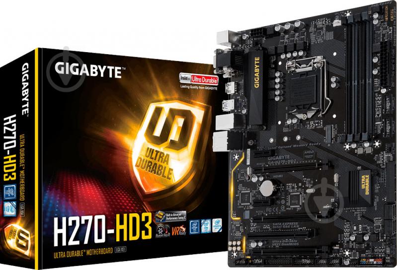 Материнская плата Gigabyte GA-H270-HD3 (Socket 1151, Intel H270, ATX) - фото 4