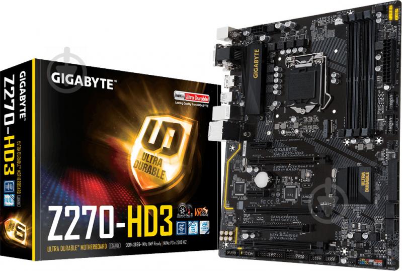 Материнская плата Gigabyte GA-Z270-HD3 (Socket 1151, Intel Z270, ATX) - фото 4