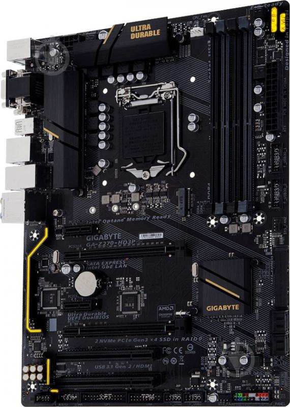 Материнская плата Gigabyte GA-Z270-HD3P (Socket 1151, Intel Z270, ATX) - фото 2