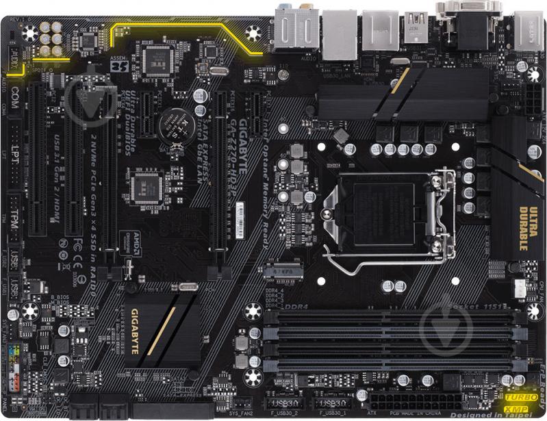 Материнская плата Gigabyte GA-Z270-HD3P (Socket 1151, Intel Z270, ATX) - фото 1