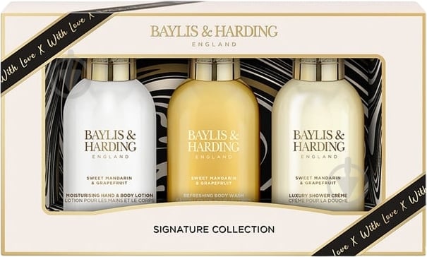 Набір подарунковий Baylis&Harding Sweet Mandarin & Grapefruit 3 х 100 мл (0017854114739) - фото 1