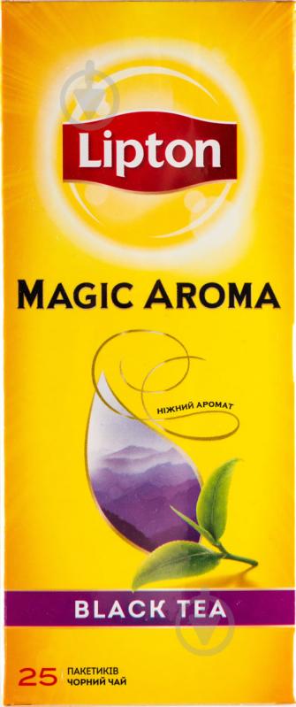 Чай черный Lipton Magic Aroma 25 шт. (4823084200519) - фото 1