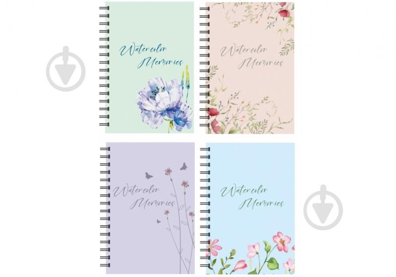 Блокнот для записей Optima В6 60 лист. клетка ассорти O25930 - фото 1