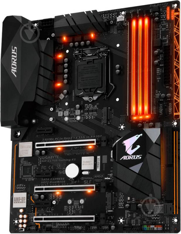 Материнская плата Gigabyte GA-Z270X-Gaming_K5 (Socket 1151, Intel Z270, ATX) - фото 2