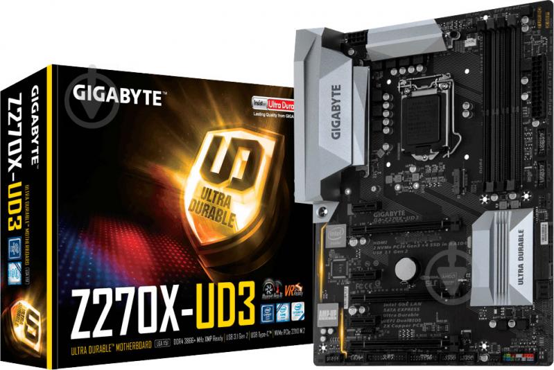 Материнская плата Gigabyte GA-Z270X-UD3 (Socket 1151, Intel Z270, ATX) - фото 4