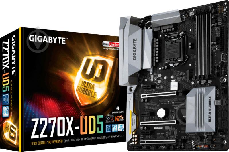 Материнська плата Gigabyte GA-Z270X-UD5 (Socket 1151, Intel Z270, ATX) - фото 4