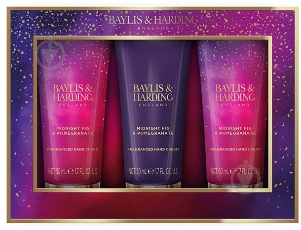 Набір подарунковий Baylis&Harding Midnight Fig & Pomegranate крем для рук 50 мл - фото 1