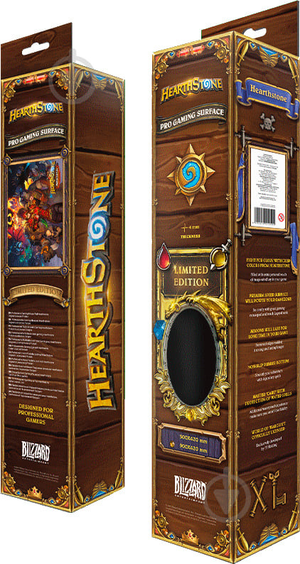 Коврик для мышки Blizzard Hearthstone Mercenaries XL (FBLMPHSMERCEN21XL) - фото 3