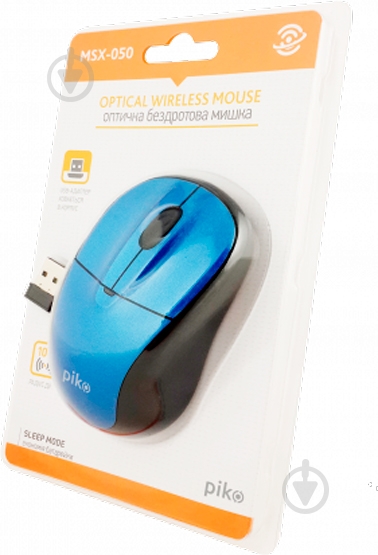 Мышь Piko MSX-050 USB Blue (1283126467134) - фото 3 Мышь Piko MSX-050 USB Blue (1283126467134) - фото 3