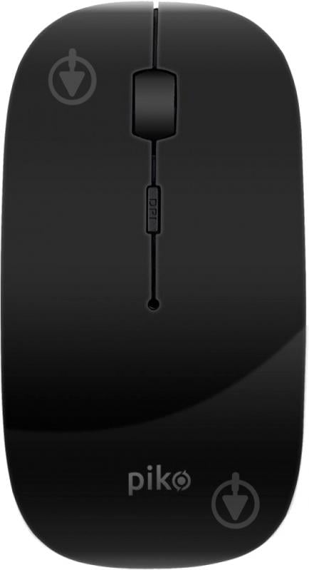 Мышь Piko MSX-016 Wireless Black (1283126467127) - фото 1