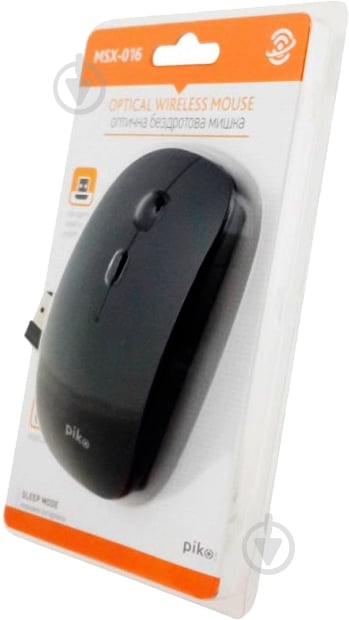 Мышь Piko MSX-016 Wireless Black (1283126467127) - фото 10
