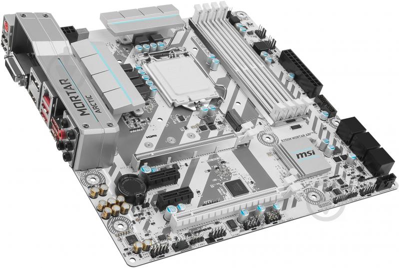 Материнская плата MSI B250M_MORTAR_ARCTIC (Socket 1151, Intel B250, mirco ATX) - фото 3