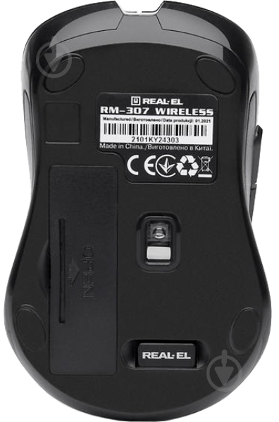 Миша Real-el REAL-EL RM-307 Black (EL123200034) - фото 8