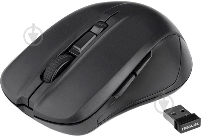 Миша Real-el REAL-EL RM-307 Black (EL123200034) - фото 3