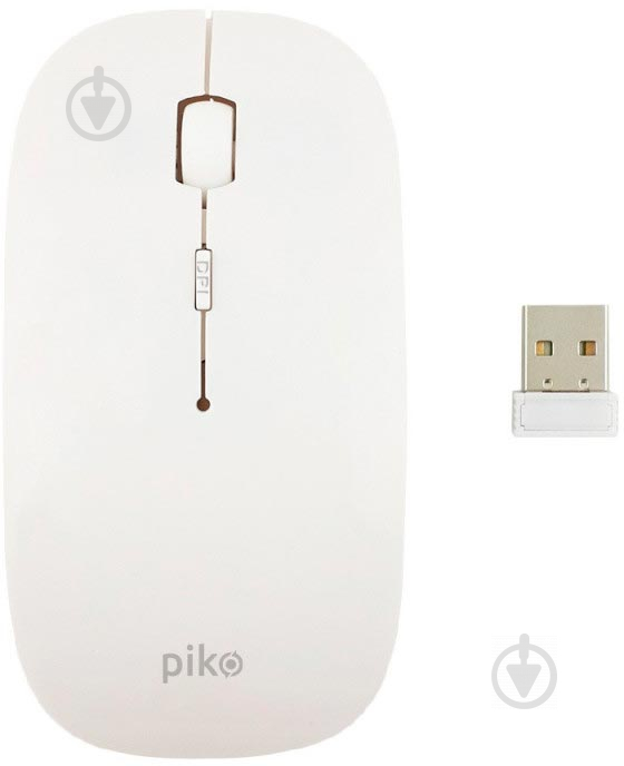 Мышка Piko MSX-016 Wireless White (1283126467110) - фото 1