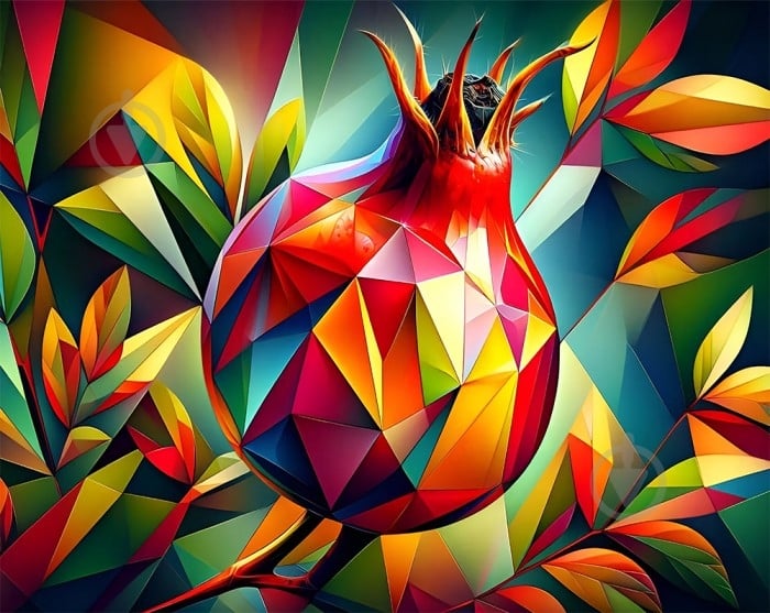 Набор со стразами на подрамнике Феерический гранат 30x40 см GoToArt - фото 1 Набор со стразами на подрамнике Феерический гранат 30x40 см GoToArt - фото 1